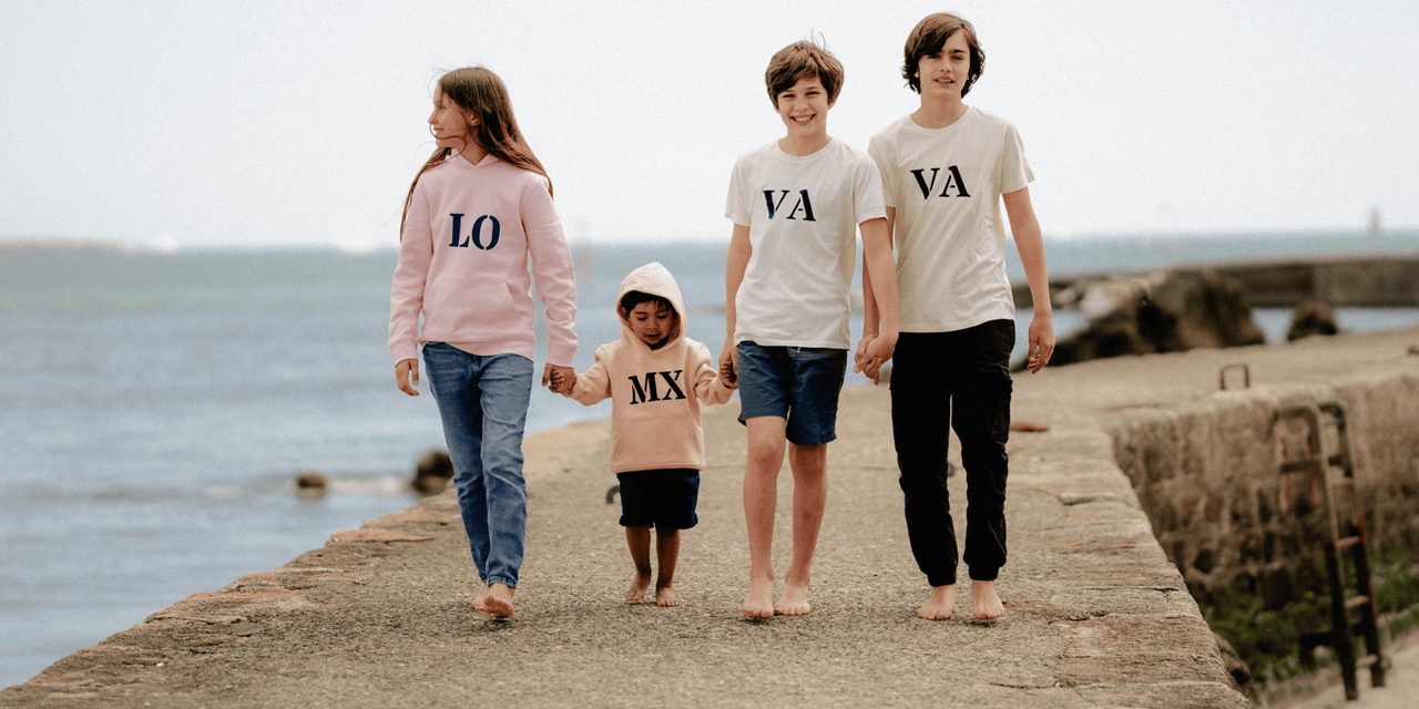 Quartier Iodé habille les enfants en coton bio et inscrit leur port breton près du coeur