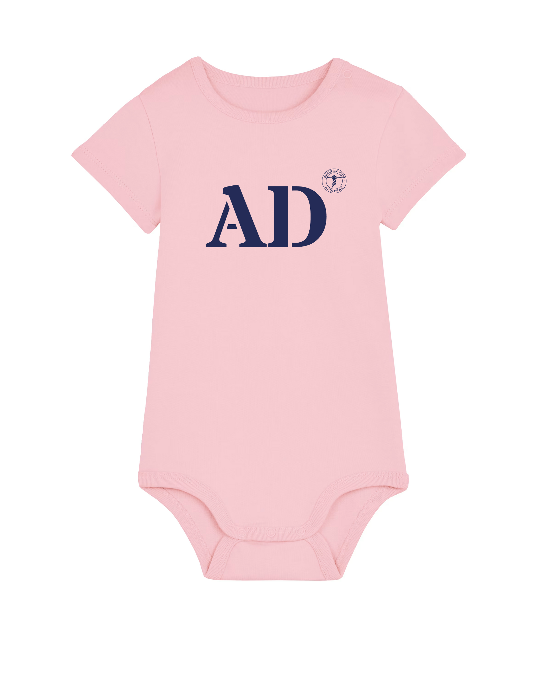 Body enfant Audierne AD - Rose et Bleu  - Quartier iodé