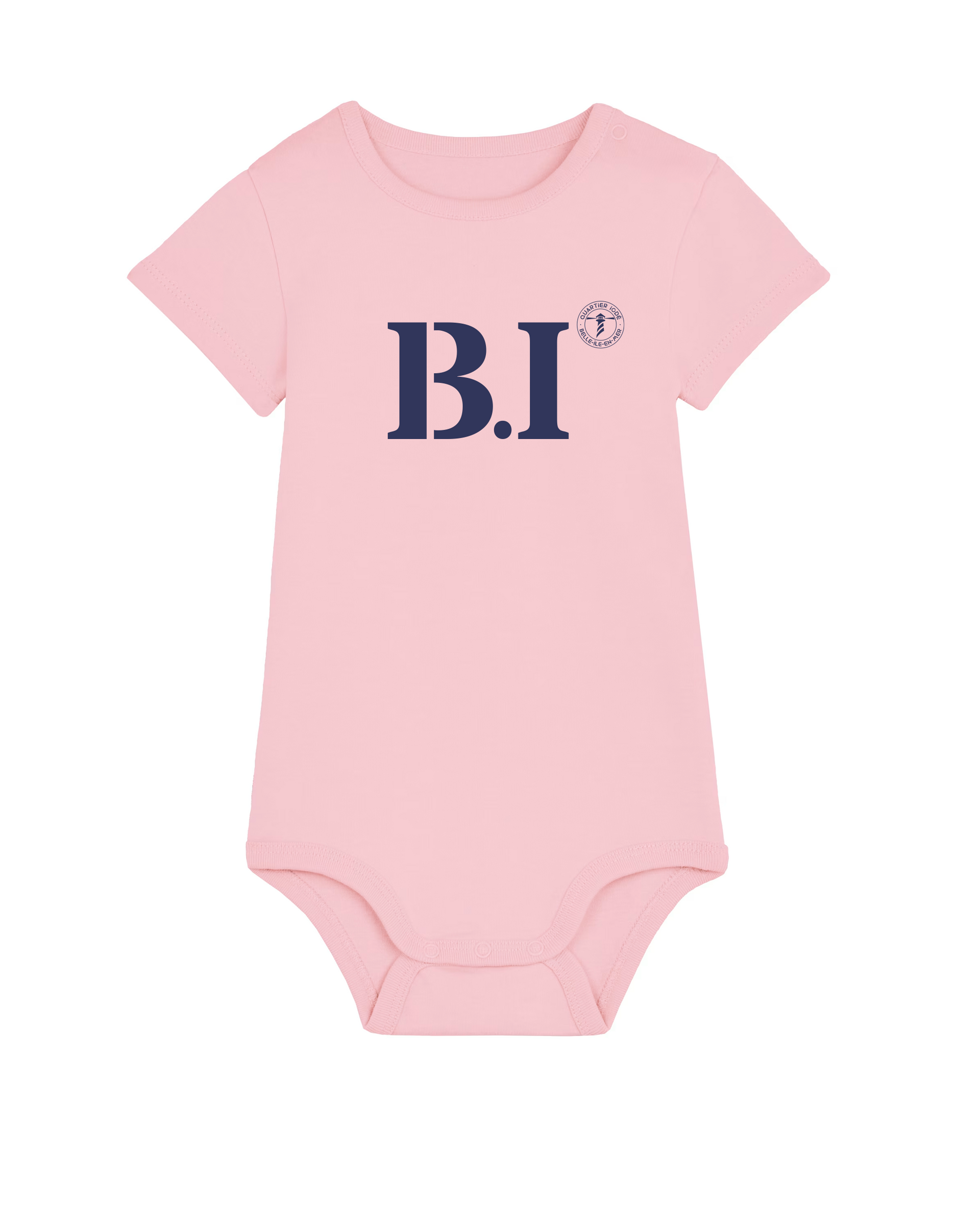 Body pour bébé Belle Île B.I. Rose et Bleu - Quartier iodé 