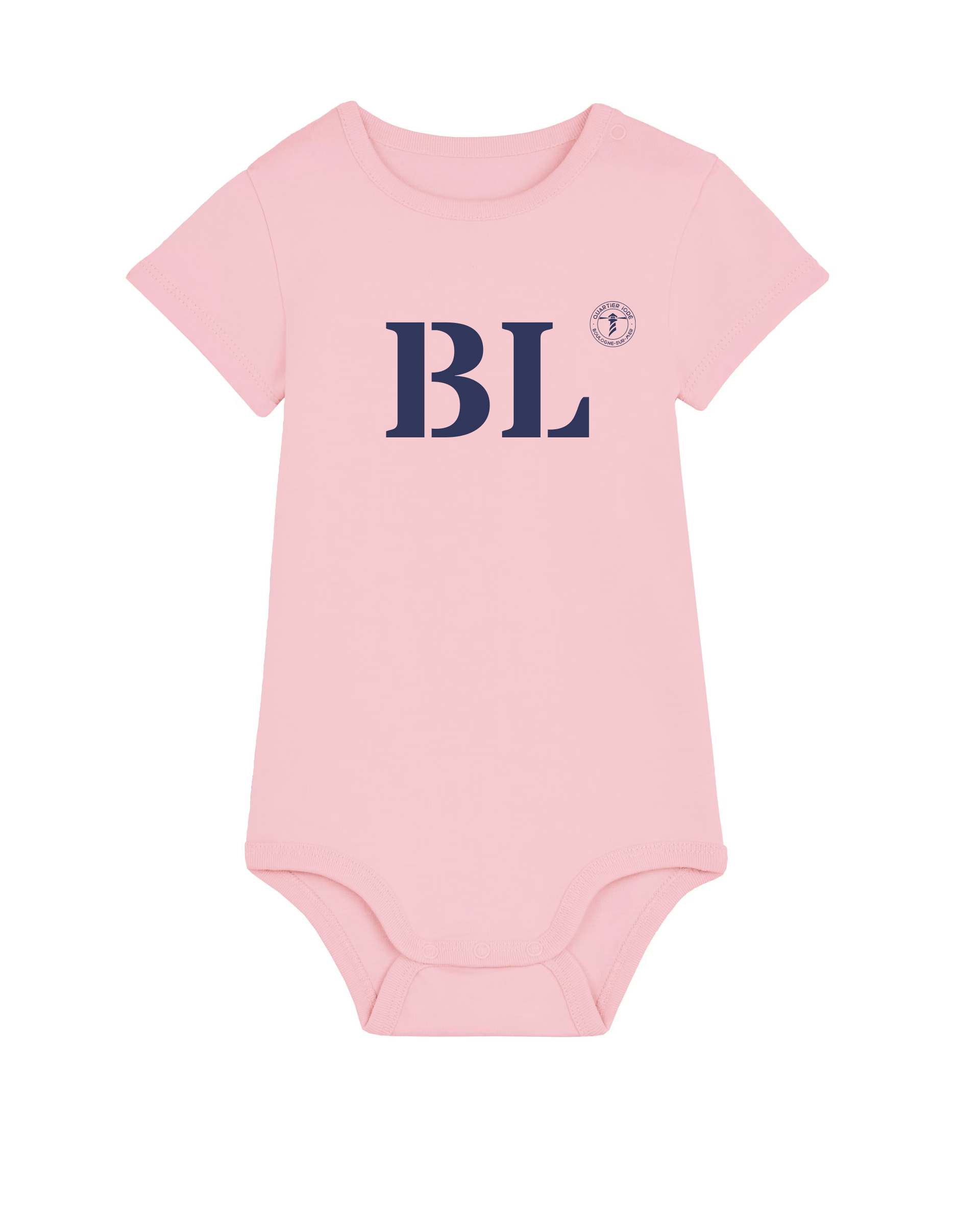 Body enfant BL Boulogne - sur Mer Bordeaux  - Rose et Bleu - Quartier iodé