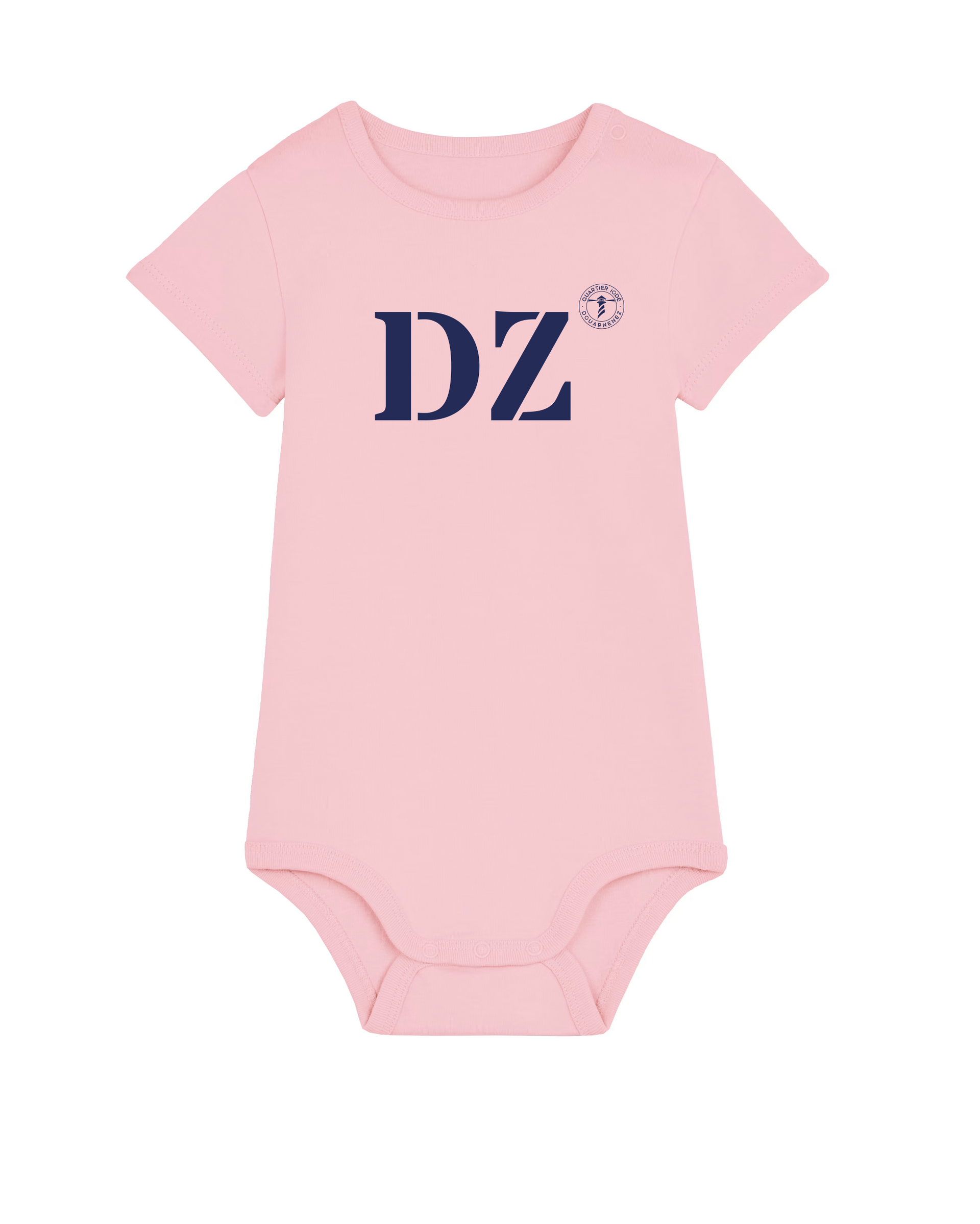 Body enfant Douarnenez DZ - Rose et Bleu - Quartier iodé