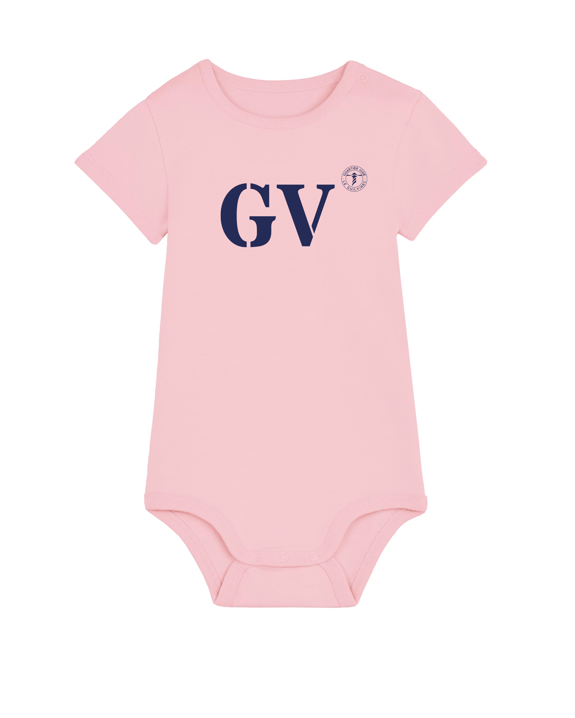 Body enfant Le Guilvinec GV- Rose et Bleu - Quartier iodé