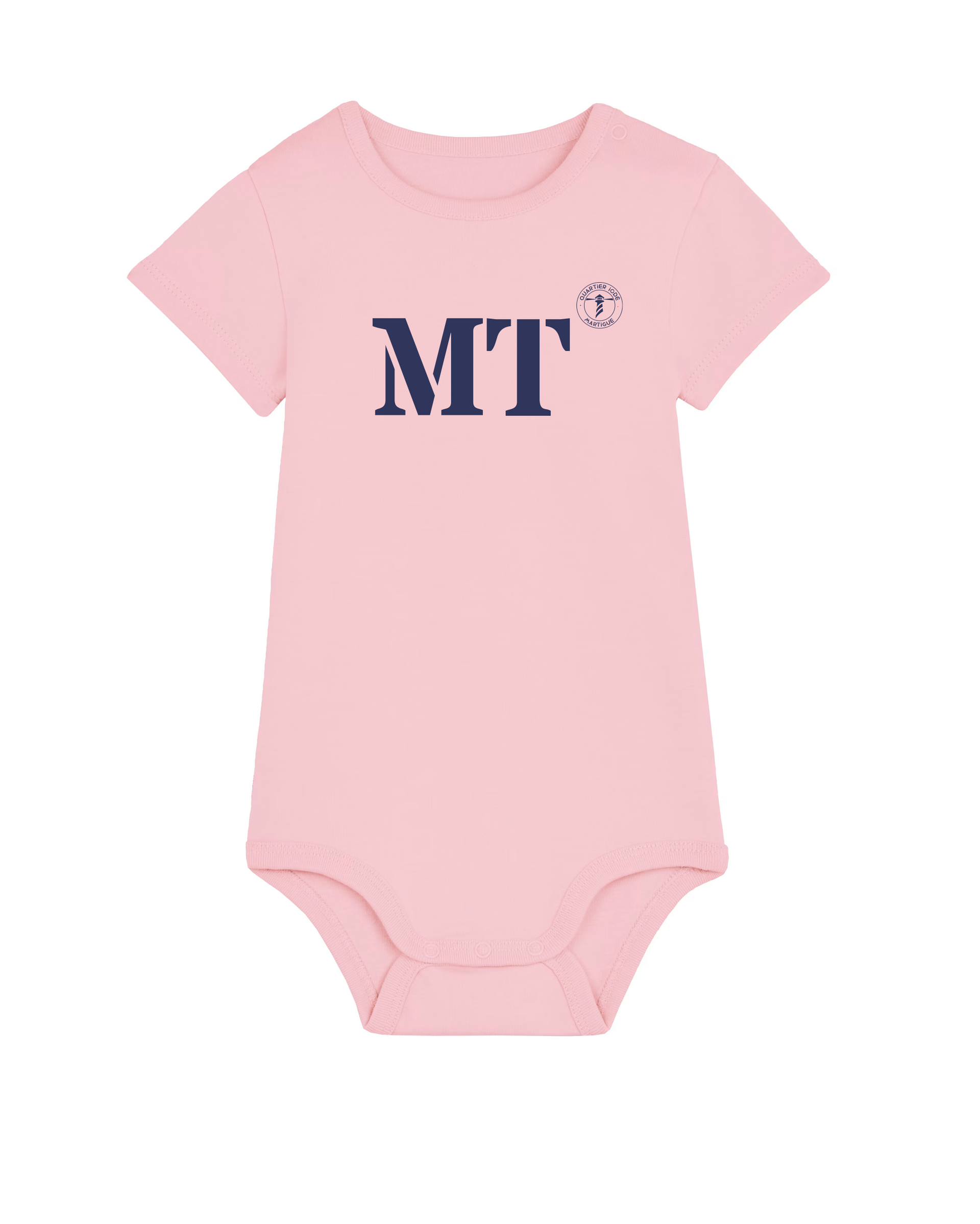 Body Enfant MT Port de Martigues Rose et Bleu 