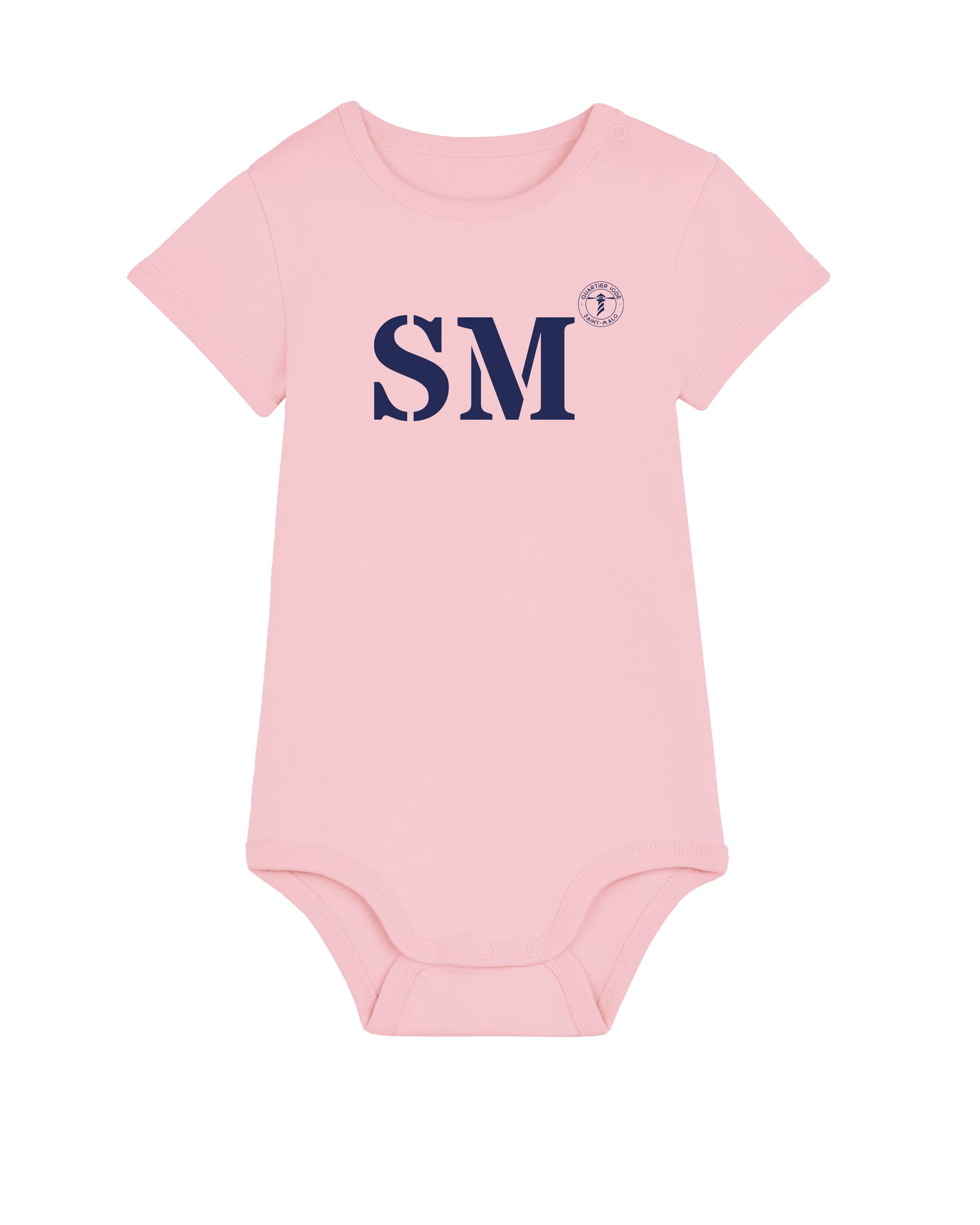 Body enfant Saint Malo SM  - Rose et Bleu - Quartier iodé
