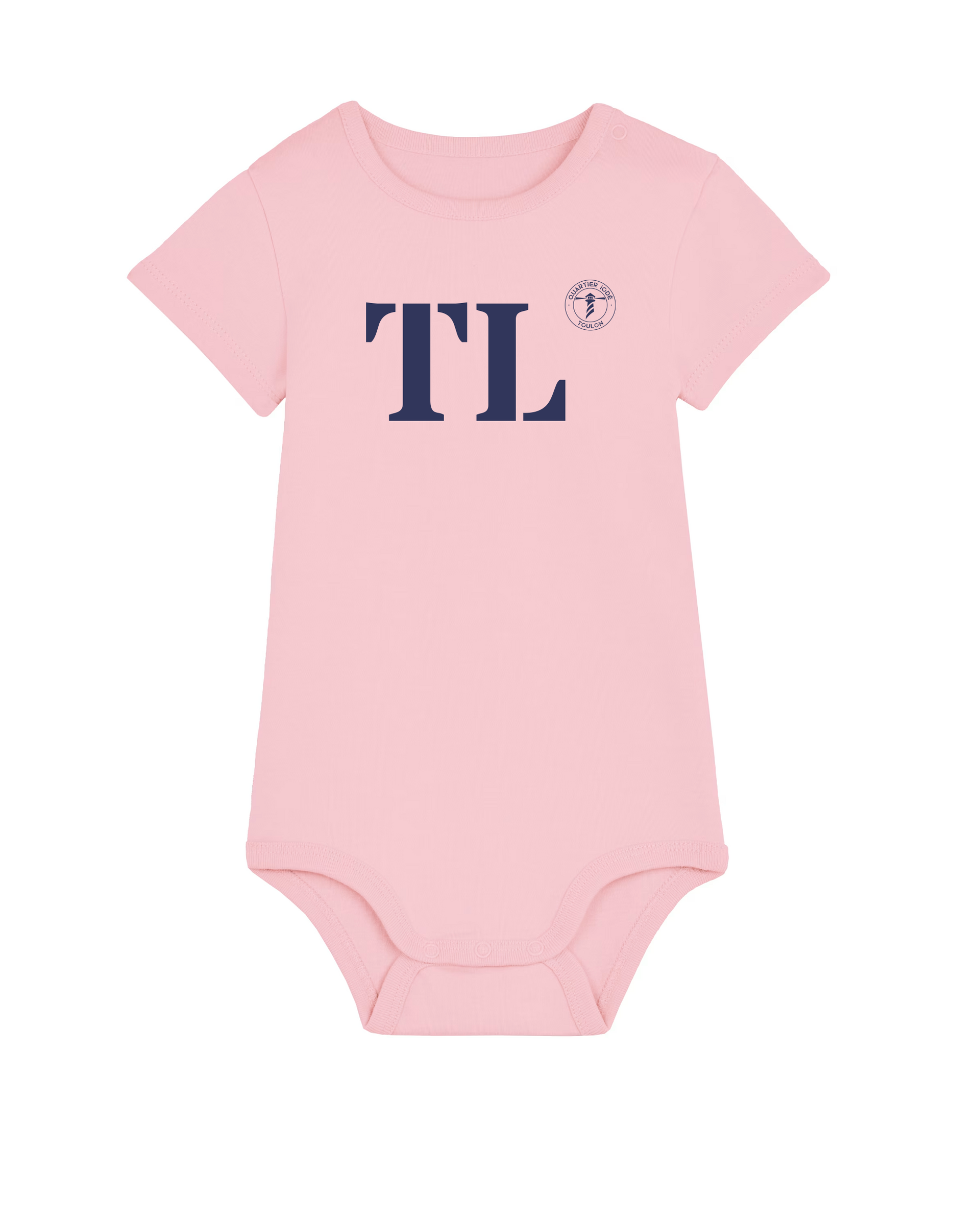 Body enfant Toulon TL - Rose Bleu et orange - Quartier iodé