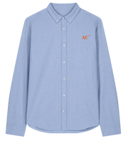 Chemise Arcachon AC Hommes bleu ciel Orange - Blanc - Quartier iodé
