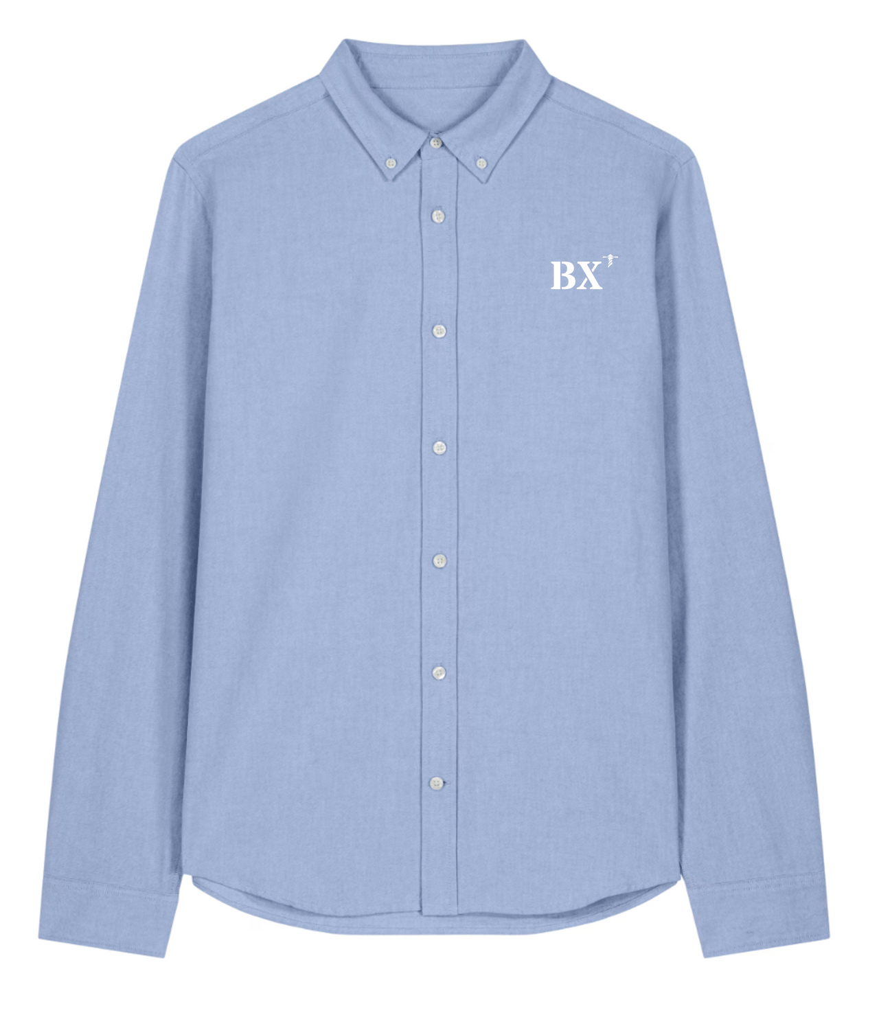 Chemise Bordeaux BX Hommes bleu ciel Orange - Blanc - Quartier iodé