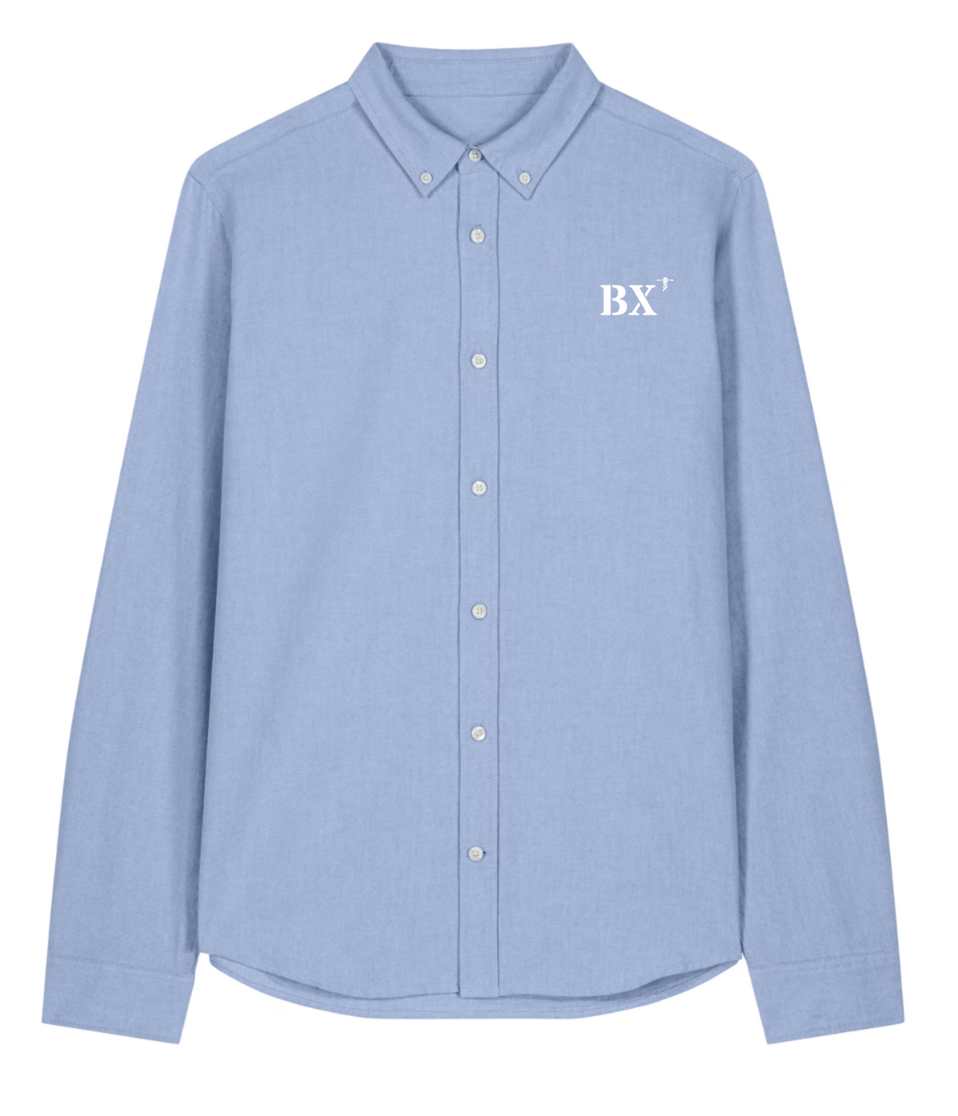 Chemise Bordeaux BX Hommes bleu ciel Orange - Blanc - Quartier iodé