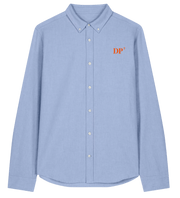 Chemise Dieppe DP Hommes bleu ciel Orange - Blanc - Quartier iodé