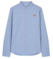 Chemise Douarnenez DZ Hommes bleu ciel Orange - Blanc - Quartier iodé
