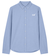 Chemise Le Havre LH Hommes bleu ciel Orange - Blanc - Quartier iodé