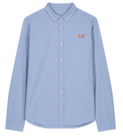 Chemise Le Havre LH Hommes bleu ciel Orange - Blanc - Quartier iodé