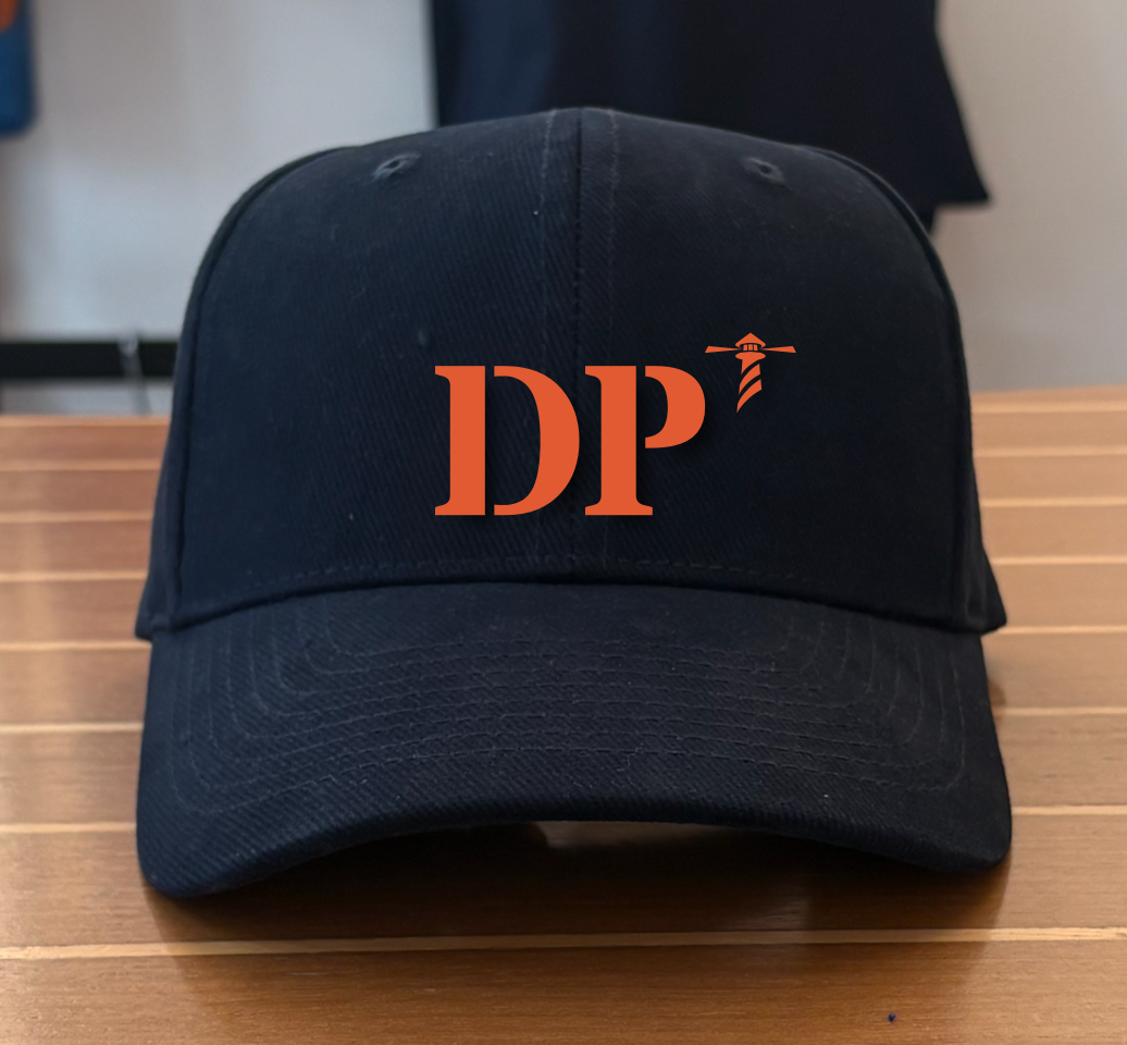 casquette bleu marine orange  quartier iodé
