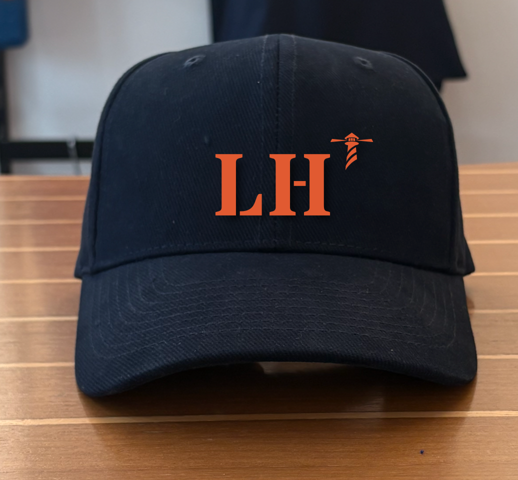 casquette bleu marine orange  quartier iodé