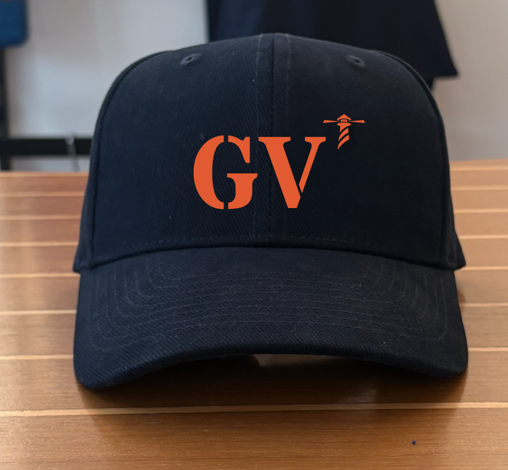casquette bleu marine orange  quartier iodé