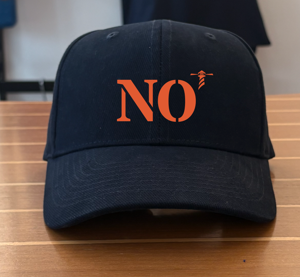 casquette bleu marine orange  quartier iodé