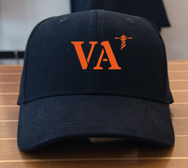 casquette bleu marine orange  quartier iodé