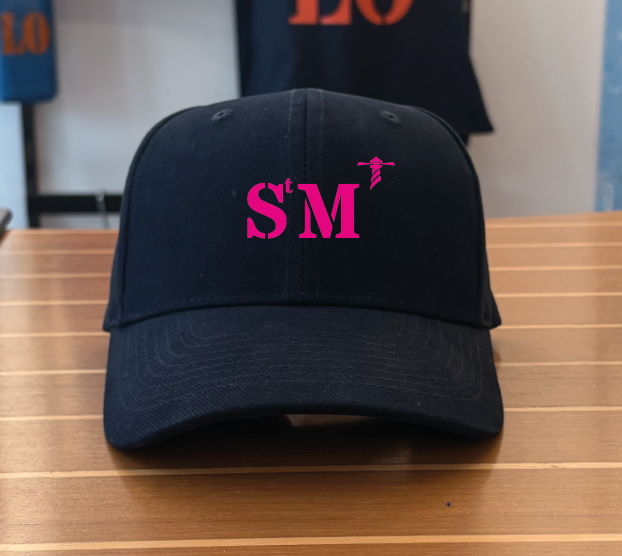 casquette bleu marine rose  quartier iodé