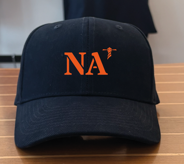 casquette bleu marine orange  quartier iodé