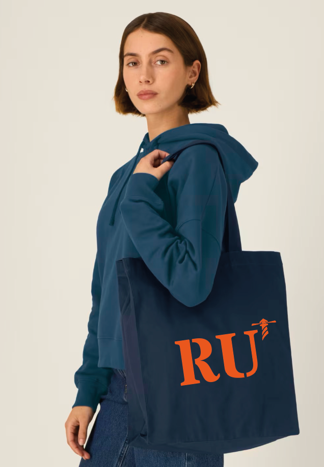Tote bag RU La Réunion Bleu Marine - Orange
