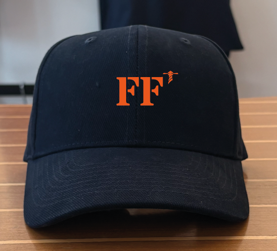 Casquette Fort-De-France Bleu Marine - Orange / Rose