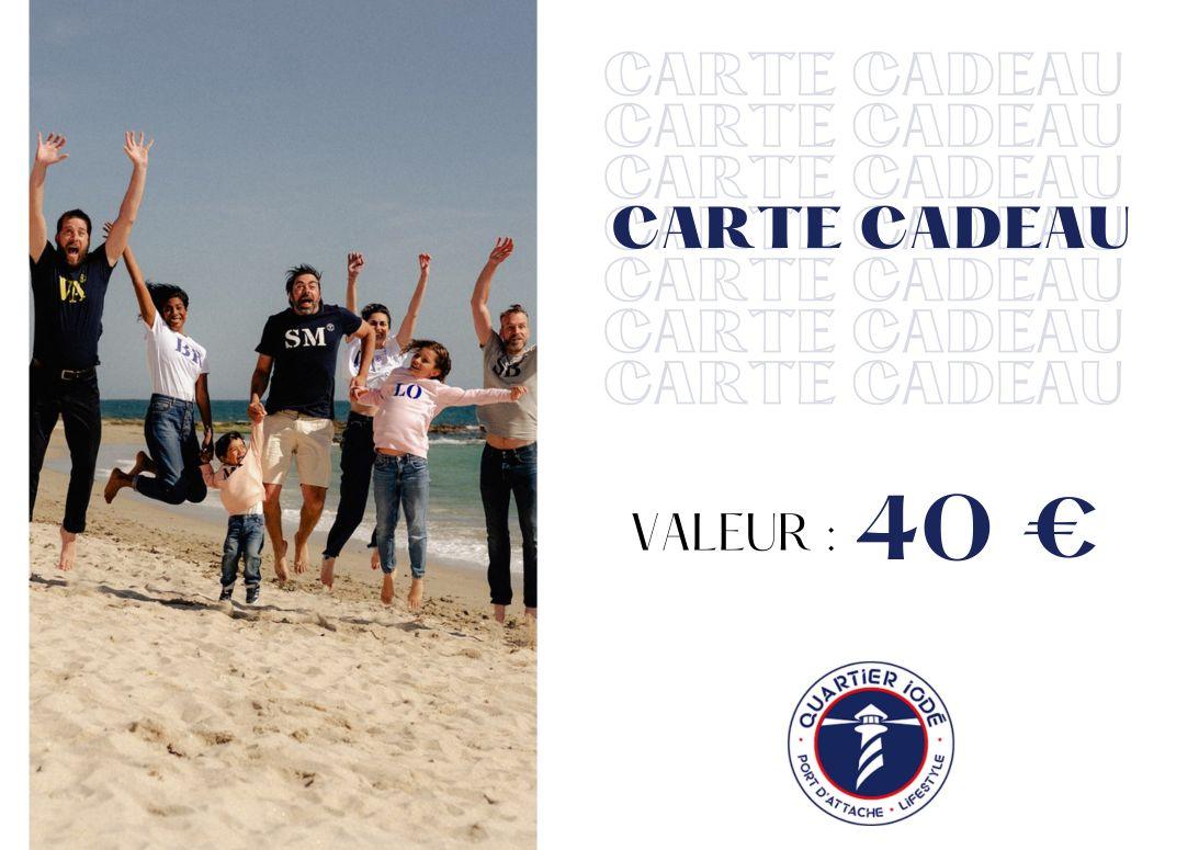 Nos Cartes Cadeaux - Quartier iodé