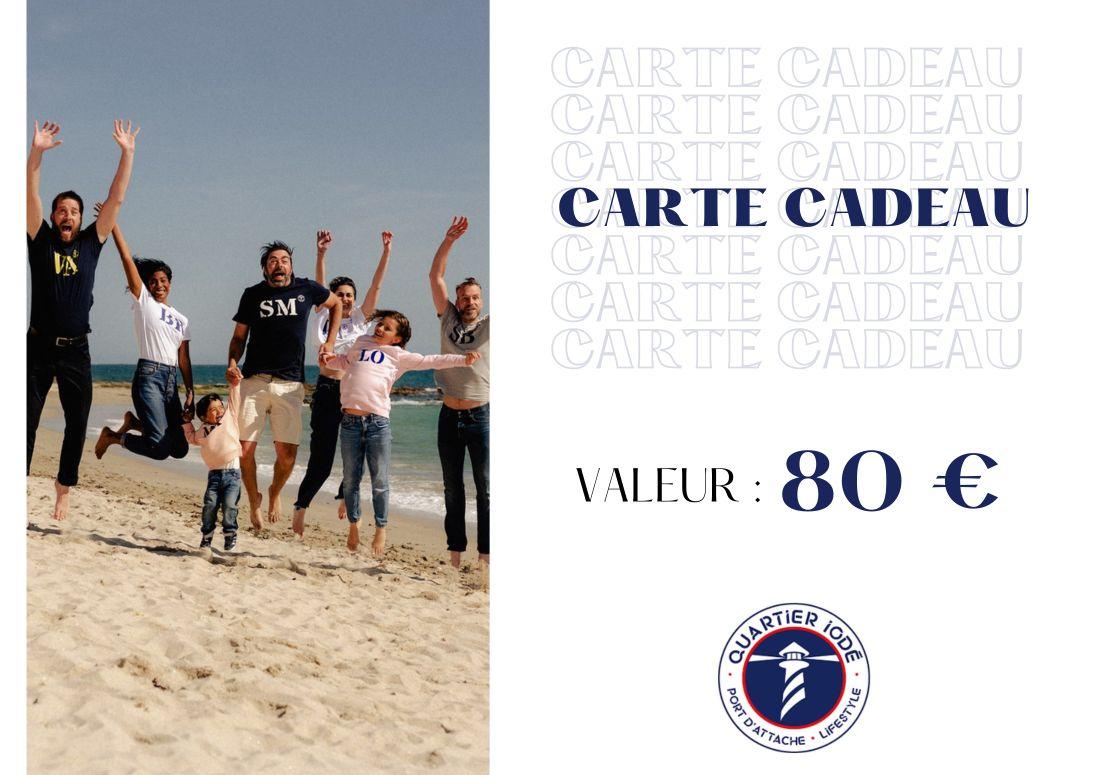 Nos Cartes Cadeaux - Quartier iodé