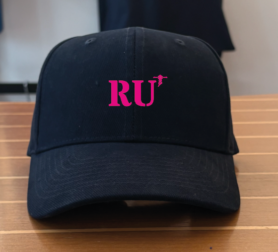 Casquette RU La Réunion - Bleu Marine Rose
