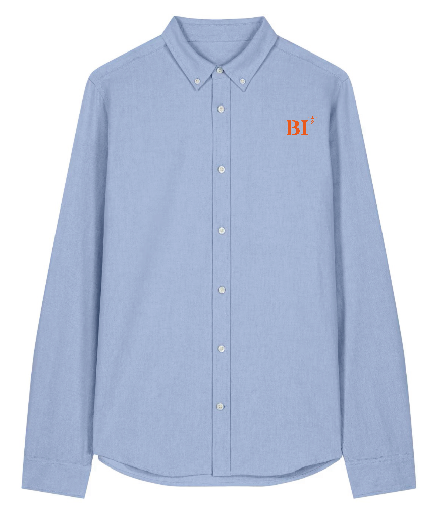 Chemise brodé BI. BastiaCiel Bleu Orange - Quartier iodé