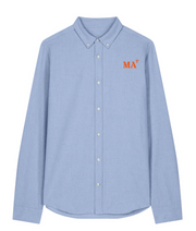 Chemise brodé MA Marseille Ciel Bleu Orange - Quartier iodé