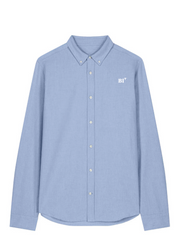 Chemise brodé B.I Belle-Île Bleu CIEL Blanc - quartier iodé