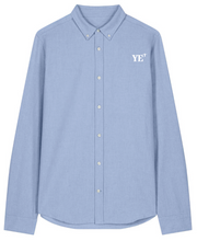 Chemise brodé YE Île d'Yeu Bleu Ciel Blanc - quartier iodé