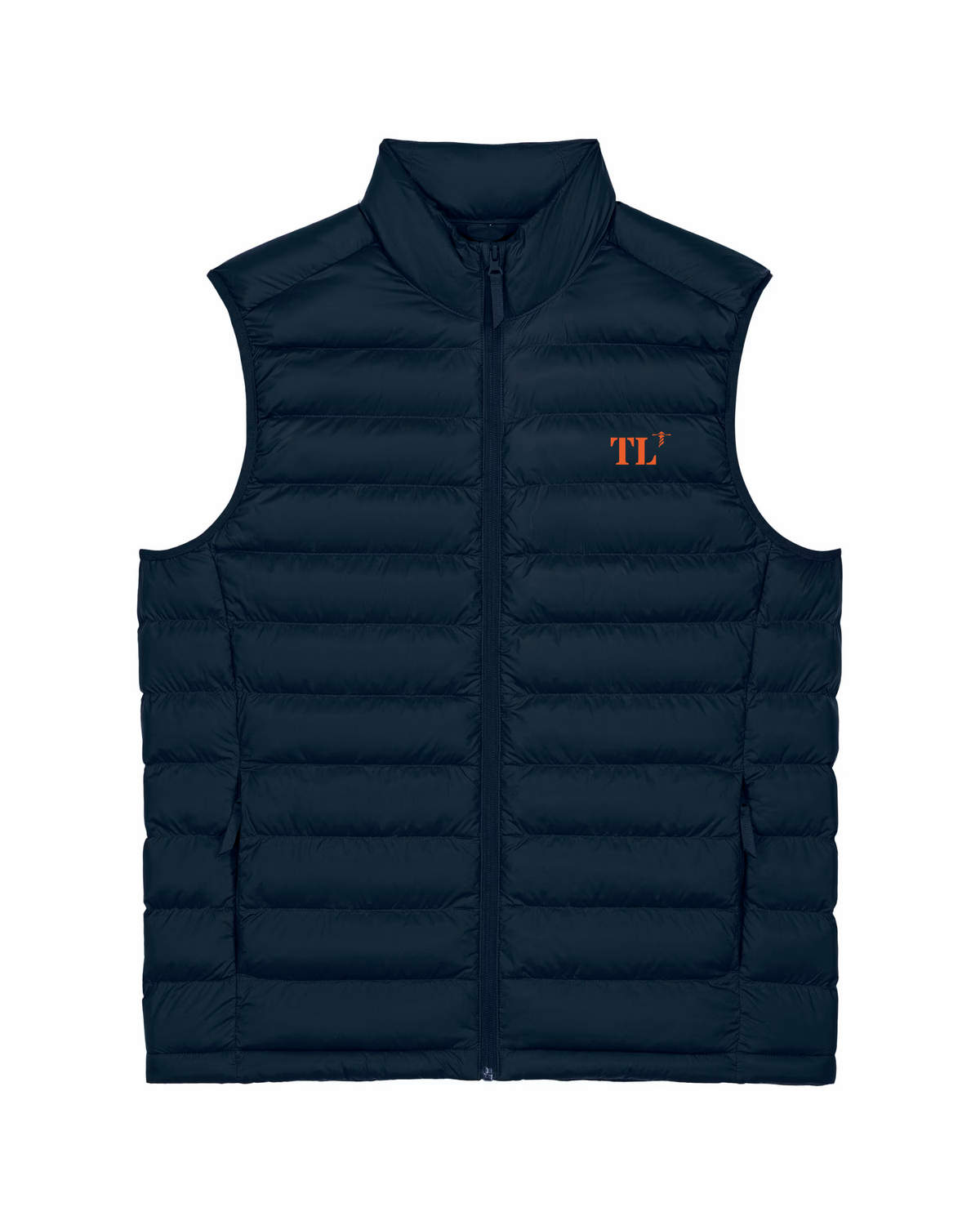 Doudoune sans manches Homme Toulon TL Bleu Marine et Orange