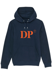 Sweat à capuche  DP Dieppe Marine et Orange Unisexe - Quartier iodé