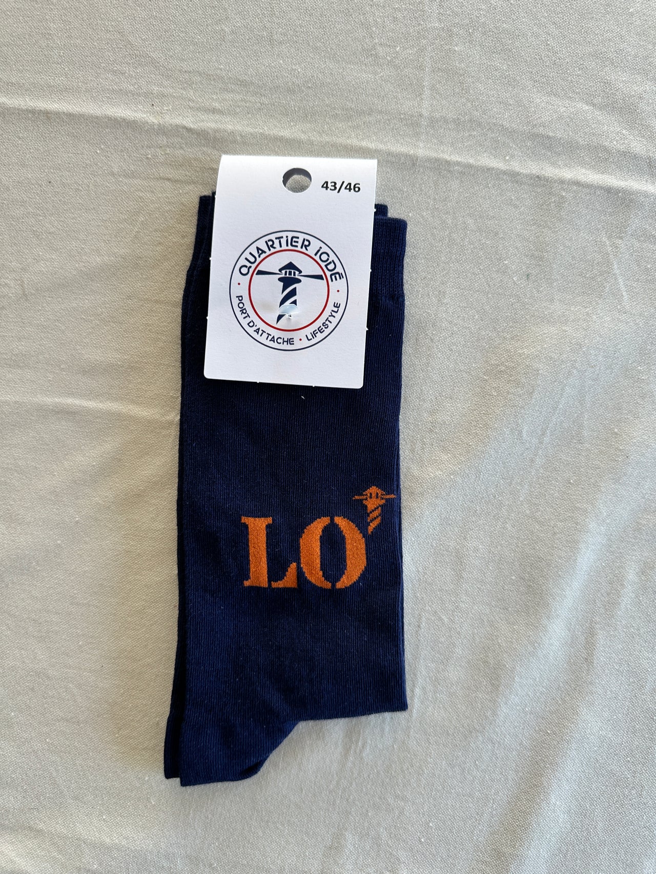 Chaussettes LO Lorient "MON QUARTIER MARITIME" made in Portugal