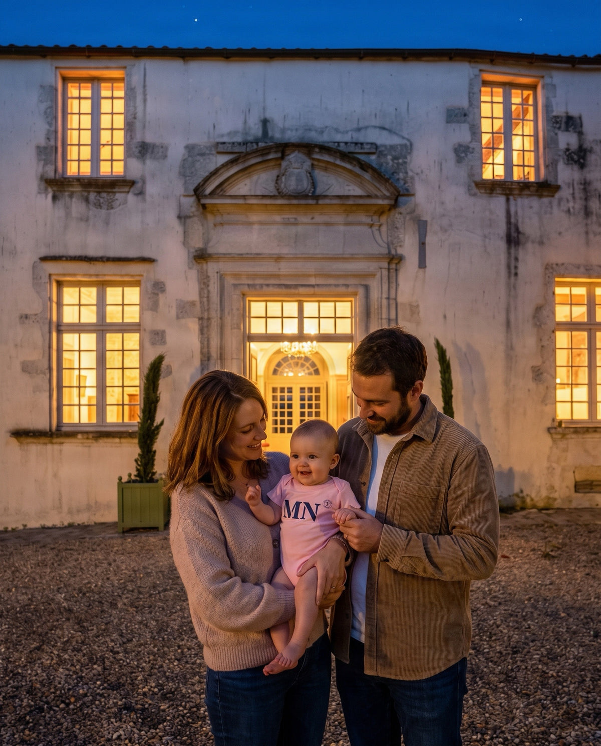 Body enfant Marennes MN Rose et Bleu