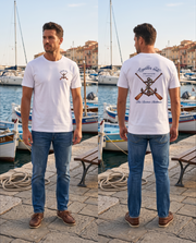 Quartier iodé t shirt ancre Blanc