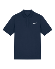Polo brodé DK Dunkerque Bleu marine Orange / Blanc - Quartier iodé