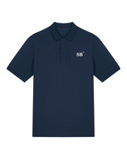 Polo SB Saint Brieuc - Bleu Marine Orange  et Blanc - Unisexe - Quartier iodé