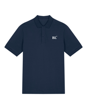 Polo brodé BL Boulogne sur Mer - Bleu marine - Orange / Blanc - Quartier iodé