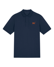 Polo brodé BL Boulogne sur Mer - Bleu marine - Orange / Blanc - Quartier iodé