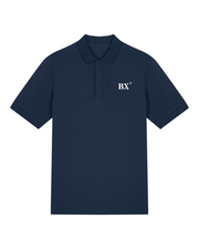 Polo brodé Bordeaux BX Bleu Marine Orange / Blanc - Quartier iodé