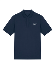 Polo brodé Martigues MT Bleu Marine - Orange / Blanc - Quartier iodé