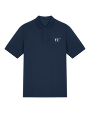 Polo brodé Île D'Yeu YE Marine - Bleu Marine - Orange / Blanc - Quartier iodé