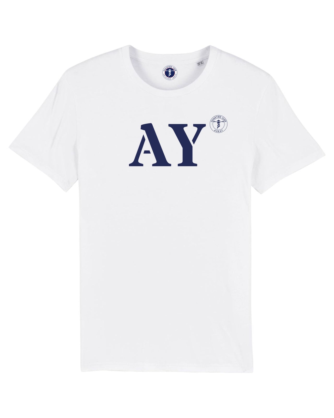 Pays d'Auray dans le morbihan : AY. Portez votre ville d'Auray près du coeur avec les Tshirt intemporels Quartier Iodé. 