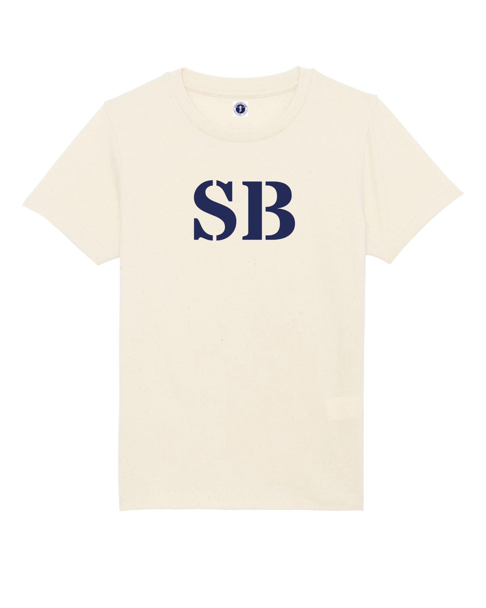 Quartier Iod T shirt Breton Blanc cru et Bleu Enfants Ados