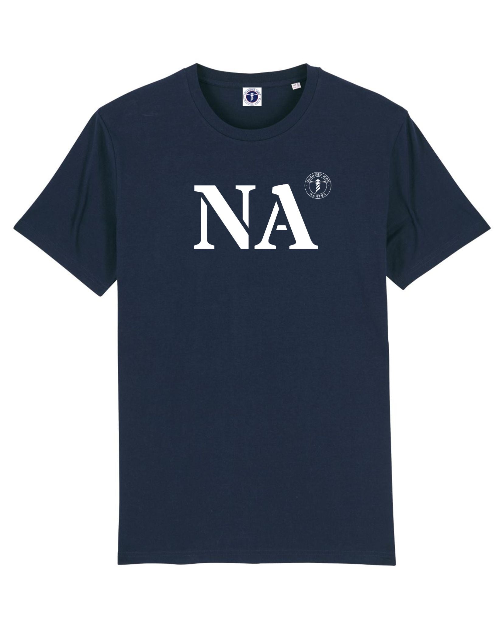 Tshirt marin NA pour la ville de Nantes de la marque Quartier Iodé. pour hommes et femmes.