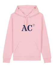 Sweat à capuche Arcachon AC Rose et Marine - quartier iodé 