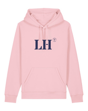 Sweat à capuche Le Havre LH Rose et Bleu Marine Unisexe - Quartier iodé