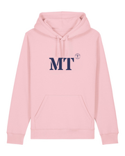 Sweat à capuche Martigues MT Rose et Bleu Marine  Unisexe - Quartier iodé